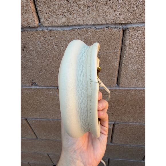 Vintage COACH Leather Mini Convertible Crossbody Belt Bag RARE Cream 9826 Purse - Picture 5 of 14